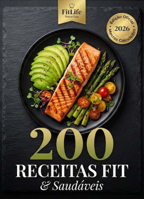 Capa Ebook 200 Receitas Fit